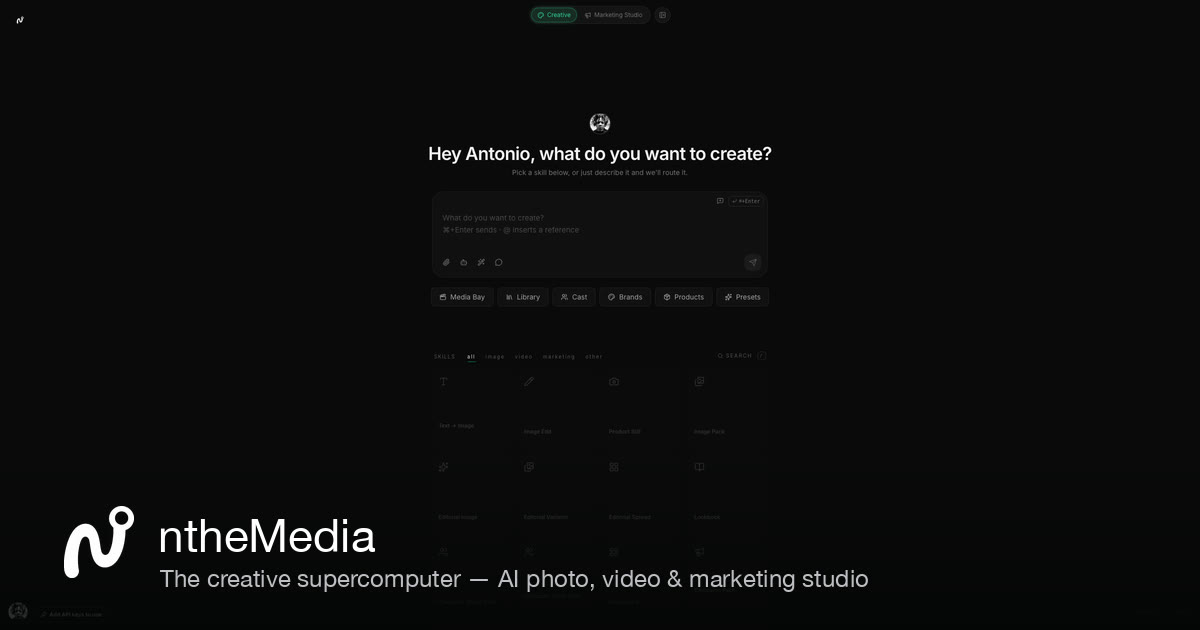 ntheMedia's start page